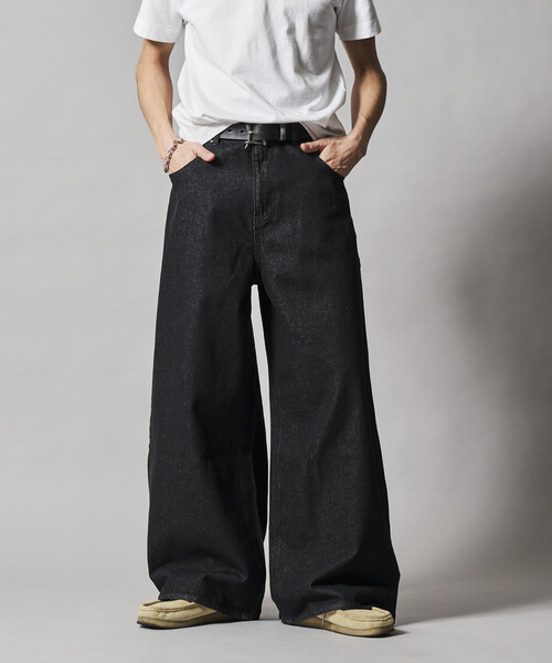 FREAK'S STORE | 限定展開 ワイドフレアシルエット デニムパンツ
