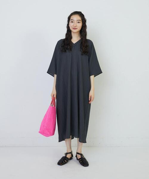 コンジェペイエ 中綿オーバーコート 黒 ゆったり （CONGES PAYES ADIEU 
