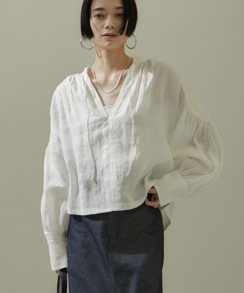 SALON ADAM ET ROPE' | [24SS]ノルマンディリネンクロップド