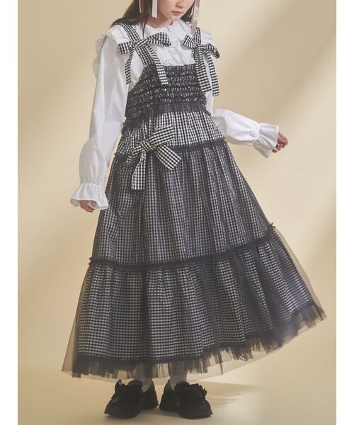 MERRY JENNY | stripe frillfrill ワンピース - Buyee, an Online