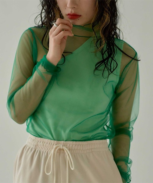 MIETTE | ハイネックシアートップス - Buyee, an Online Proxy