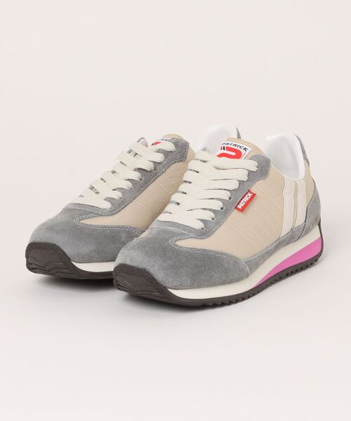 Kです！PATRICK MARATHON-NU2_ASH(size44) パトリック スニーカー マラソン・ヌバック グレー PATRICK