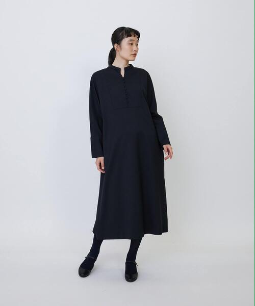 LOISIR 】インド小花プリントワンピース ホワイト（Kermuの