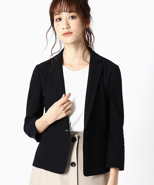 Comme Ca Ism ワッフル鹿の子 テーラード ジャケット ストレッチ ウォッシャブル 吸水速乾 日本素材 Buyee An Online Proxy Shopping Service Shop At Zozotown Bot Online