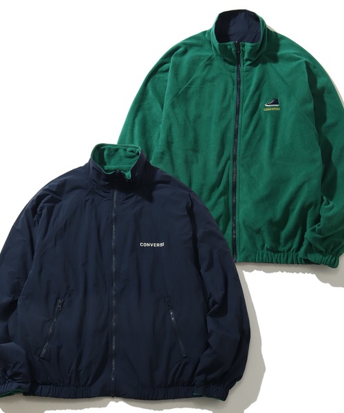 CONVERSE | 【CONVERSE/コンバース】ナイロン フリース リバーシブル