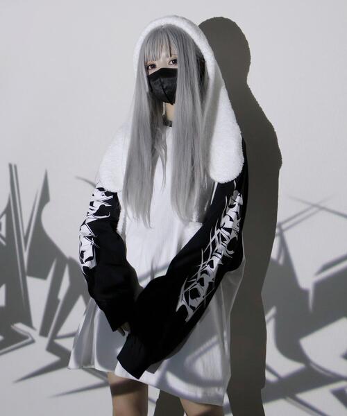 Whinny ハーフジップジャージ白