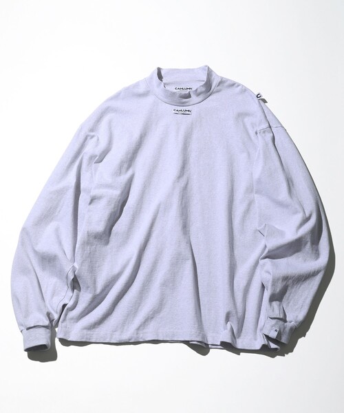 CAHLUMN | CAHLUMN/カウラム Heavy Weight Jersey Mock Neck L/S Tee