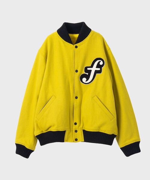 ジャケット・アウター FAF fakeasflowers Wool Stadium Jacket fakeasflowers Wool Stadium Jacket
