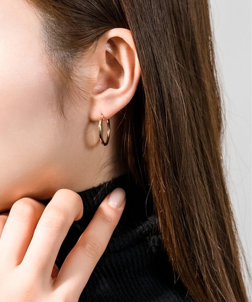 JEWEL CLOSET BY L&CO. | K18 フープ ピアス - Buyee, an Online Proxy 