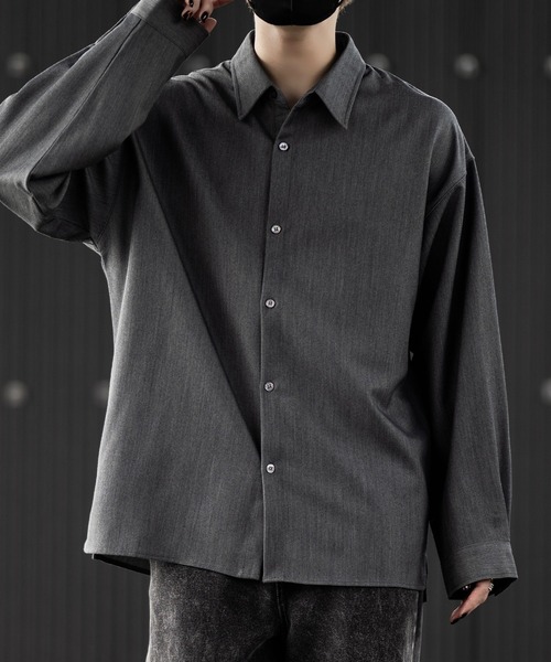 CLEL | 【CLEL】Balloon Sleeve Loose Regular Collor Shirt