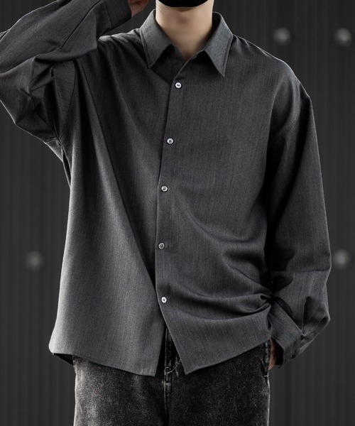 CLEL | 【CLEL】Balloon Sleeve Loose Regular Collor Shirt