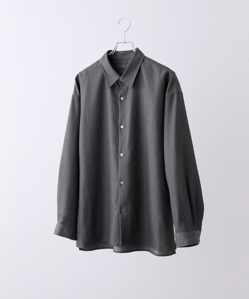 CLEL | 【CLEL】Balloon Sleeve Loose Regular Collor Shirt