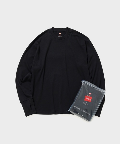 BIOTOP | 【Hanes for BIOTOP】 Comfort Crew Neck Pullover with 