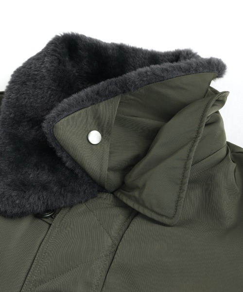 BLEME | 2WAYフライトジャケット / N-2B ミリタリー ジャケット 【襟