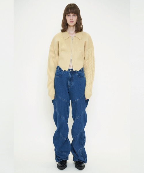【最終値下げ】VIAVANDA FLARE GATHER PANTS FLARE GATHER PANTS / KHAKI – VIAVANDA