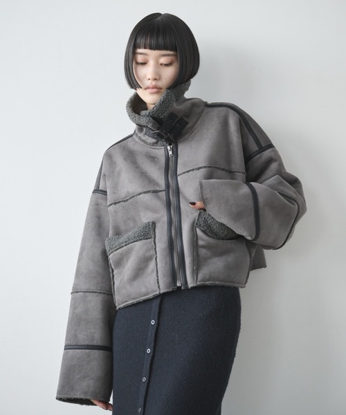 AIC. | ムートンライクショートボアジャケット - Buyee, an Online