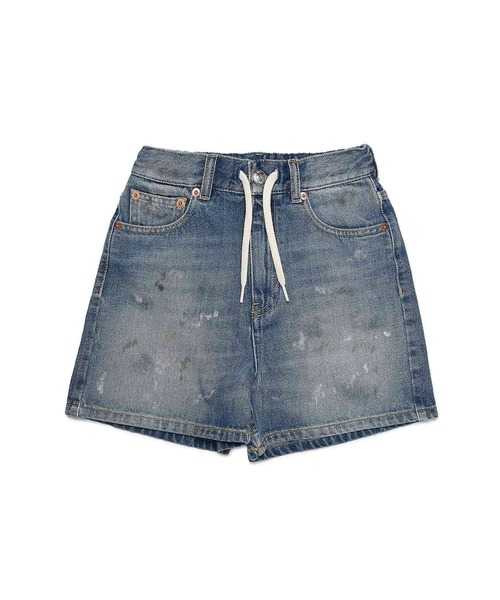ショートパンツ ジーンズに MM6 マルジェラ ピアス パール ロゴ セール】MM6 Maison Margiela(エムエムシックス メゾン