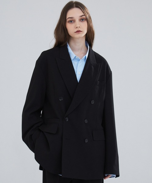 LUENNA | 【LUENNA】Oversized Double Breasted Jacket / オーバー 