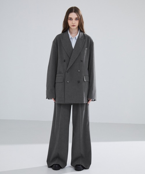 LUENNA | 【LUENNA】Oversized Double Breasted Jacket / オーバー 