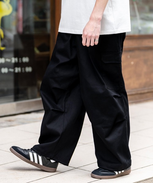 プランクプロジェクト　メニーポケットカーゴパンツ　Black メニーポケットカーゴパンツ / Many Pocket Cargo Pants（カーゴ