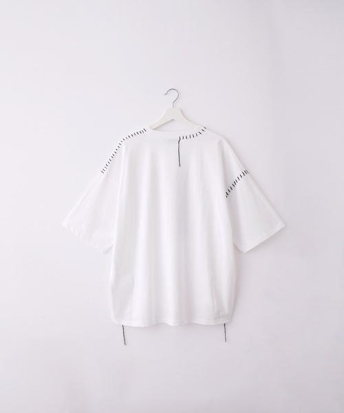 SERACE | 【SERACE】Hand stitch loose graphic short sleeve t