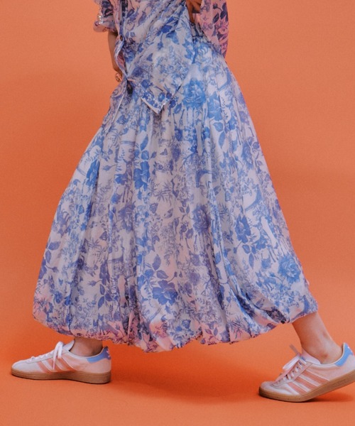 マニャーナスエルテ♡人気の♡マルチカラーチュールフレアスカート