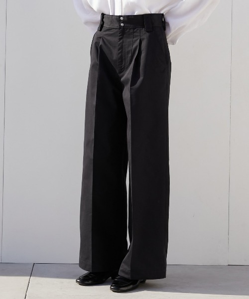 【38】LA PEAU DE GEM ワイドパンツ　デニム デニムパンツの商品一覧|レディースファッション通販のJ Lounge