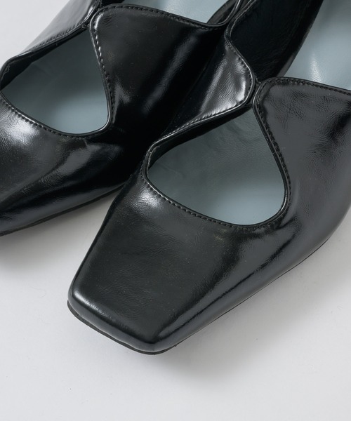 POMUM&ARTS | square toe maryjane pumps / スクエアトゥ メリー