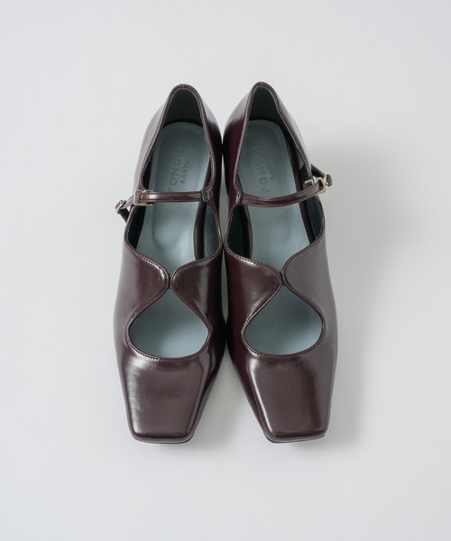 POMUM&ARTS | square toe maryjane pumps / スクエアトゥ メリー