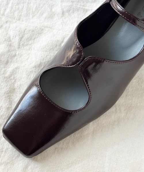 POMUM&ARTS | square toe maryjane pumps / スクエアトゥ メリー
