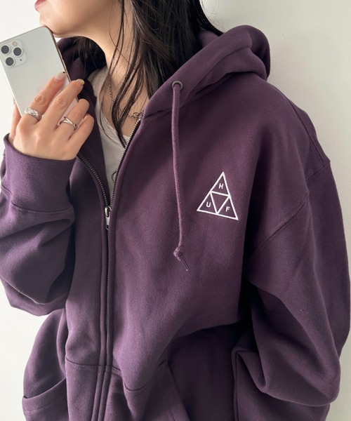 HUF | HUF(ハフ)/トリプルトライアングルロゴ刺繍 オーバー
