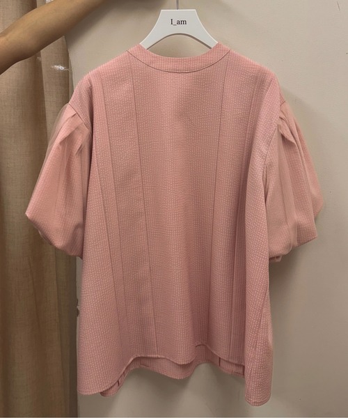 I_AM | tulle docking blouse / チュールドッキングブラウス