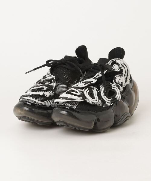 ★大人気 grounds ブラック スニーカー EU38 grounds グラウンズ 人気モデルスニーカー ブラック 38 【24cm