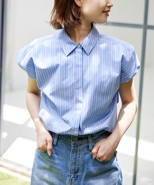 framework 半袖シャツ　KARDO タカキュー TAKA-Q 【DRESS POLOーSHIRT】綿ストレッチ オーバー