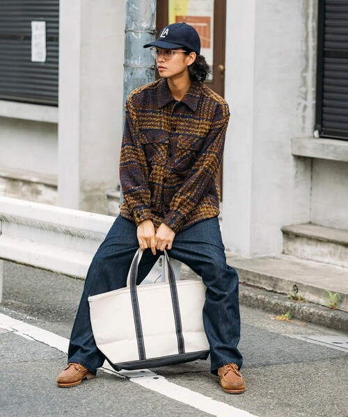 FREAK'S STORE | ポリツイード CPO チェック シャツジャケット - Buyee