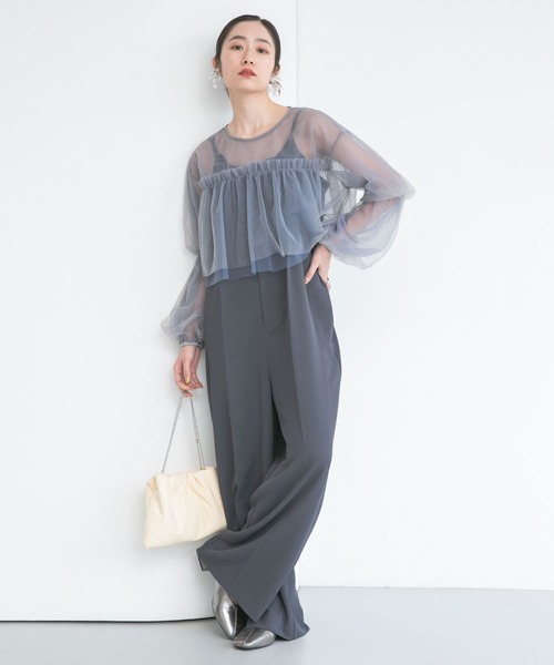 KBF | チュールブラウスSETベアサロペット - Buyee, an Online Proxy