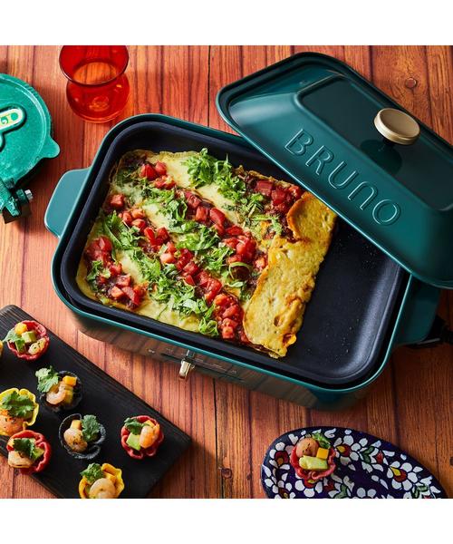 BRUNO ホットプレート カクタスグリーン 212 KITCHEN STORE | ◇【限定】BRUNO (ブルーノ) コンパクト