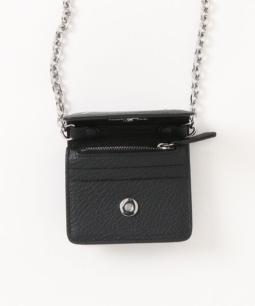 メゾンマルジェラ leather chain wallet MAISON MARGIELA(メゾン マルジェラ)のLARGE CHAIN WALLET通販