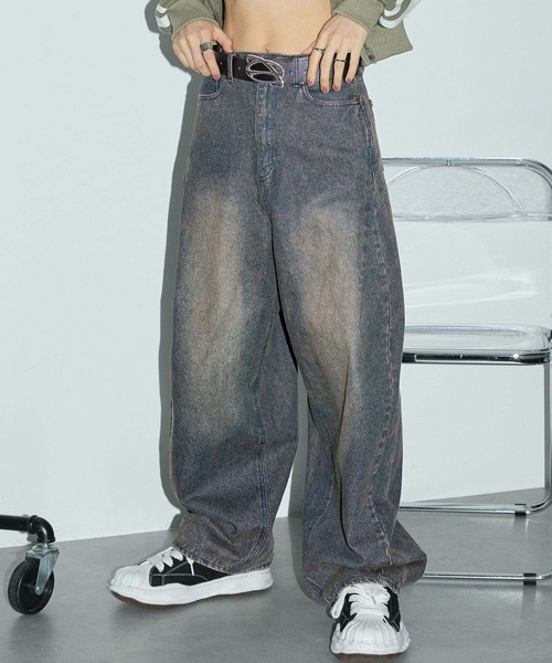JUAN HOMME ■ Refined Wide Denim Pants デニム パンツ MUSINSA公式 | JUAN HOMME Refined Wide Denim Pants (Vintage
