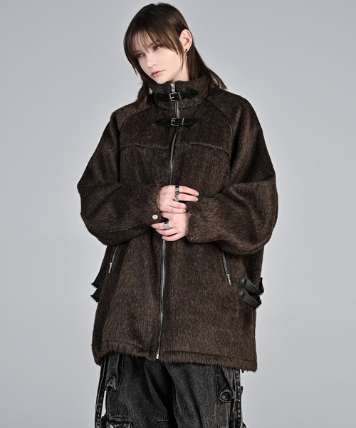 ADRER | Bear piping shaggy blouson/ベアーパイピングシャギー