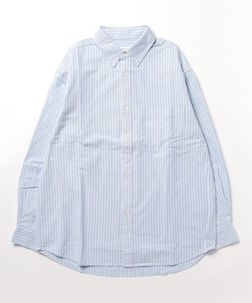 FREAK'S STORE ビックシルエットストライプシャツ FREAK'S STORE（フリークスストア）の「マルチストライプビッグ