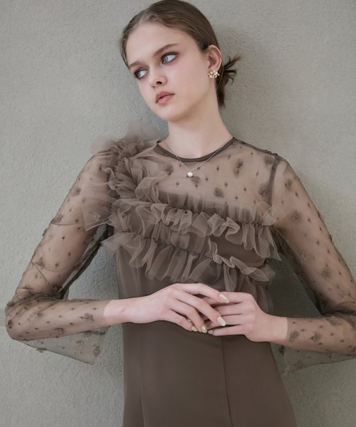 LEJA | 【LEJA LUXE】フロントツイストデザインシアースリットIライン