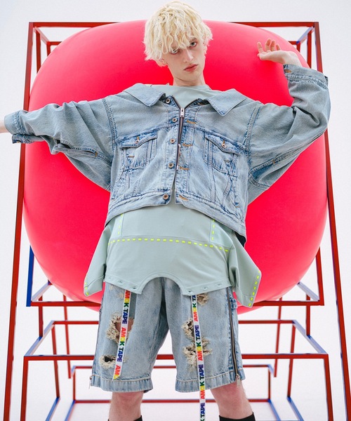 AMOK | TWO-IN-ONE DENIM JACKET - Buyee, an Online Proxy Shopping