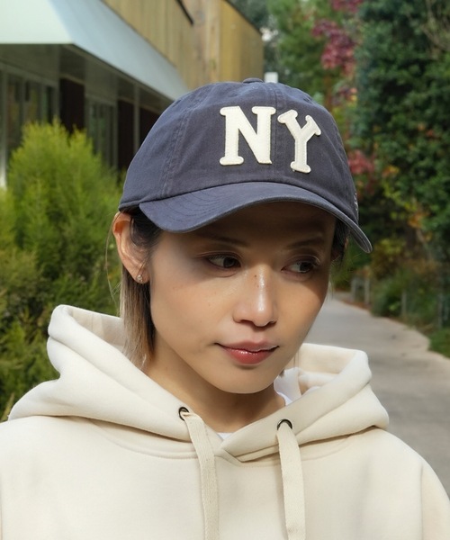 American Needle ストライプ ベースボールキャップ AMERICAN NEEDLE】ベースボールロゴストレートキャップ