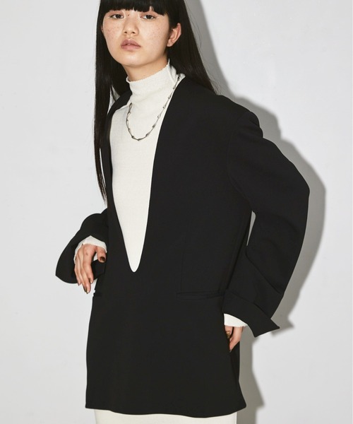 todayful Uneck Pullover Jacket black（TODAYFUL ⁄ トゥデイ