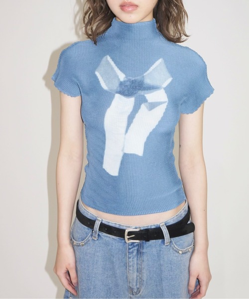 トップス musubore pleatsed print tops 92631766b_b_115_500.jpg