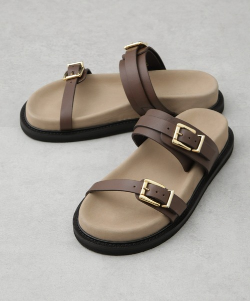 CAMINANDO | CAMINANDO/DOUBLE BUCKLE SANDALS - Buyee, an Online