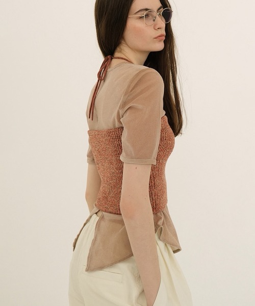 CLANE | HEATHER COTTON KNIT TUBETOP - Buyee, an Online Proxy