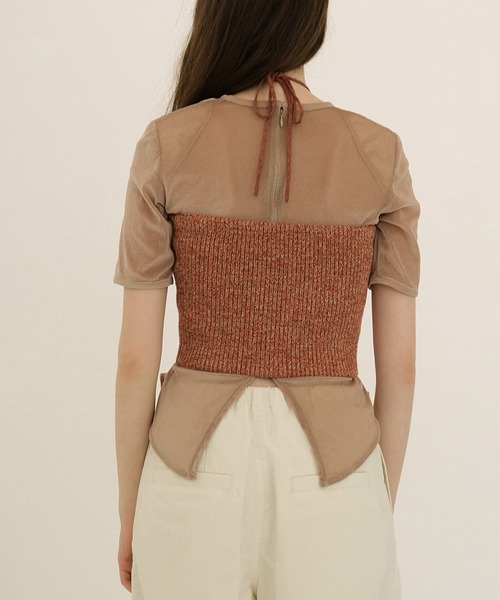 CLANE | HEATHER COTTON KNIT TUBETOP - Buyee, an Online Proxy