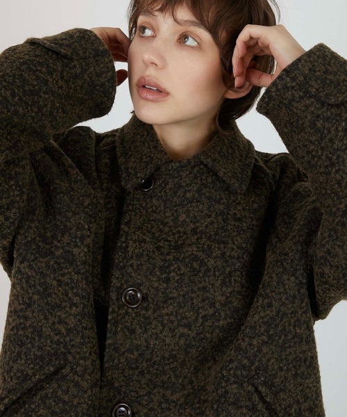 LA PEAU DE GEM | 【LA PEAU DE GEM】zip puff blouson/ジップパフ